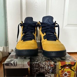 jordan 5 Michigan